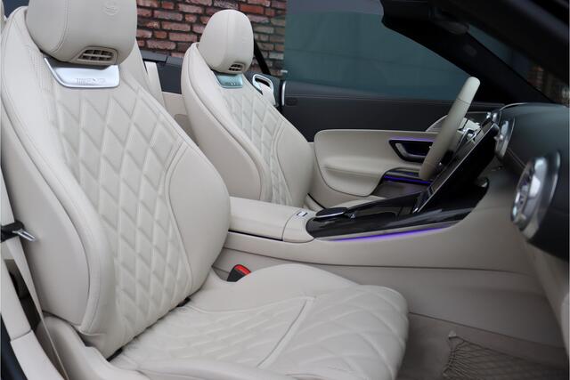 Mercedes-Benz SL-KLASSE Roadster AMG 63 4MATIC+ Aut9 | V8-pakket | Achterasbesturing | Keramisch | Carbon | Distronic+ | Massage | Stoelventilatie | Burmester | Nappa Leder | AMG Dynamic+ | Verwarmd Stuurwiel | HUD |