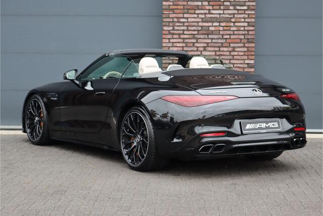 Mercedes-Benz SL-KLASSE Roadster AMG 63 4MATIC+ Aut9 | V8-pakket | Achterasbesturing | Keramisch | Carbon | Distronic+ | Massage | Stoelventilatie | Burmester | Nappa Leder | AMG Dynamic+ | Verwarmd Stuurwiel | HUD |