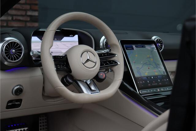 Mercedes-Benz SL-KLASSE Roadster AMG 63 4MATIC+ Aut9 | V8-pakket | Achterasbesturing | Keramisch | Carbon | Distronic+ | Massage | Stoelventilatie | Burmester | Nappa Leder | AMG Dynamic+ | Verwarmd Stuurwiel | HUD |