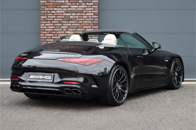 Mercedes-Benz SL-KLASSE Roadster AMG 63 4MATIC+ Aut9 | V8-pakket | Achterasbesturing | Keramisch | Carbon | Distronic+ | Massage | Stoelventilatie | Burmester | Nappa Leder | AMG Dynamic+ | Verwarmd Stuurwiel | HUD |
