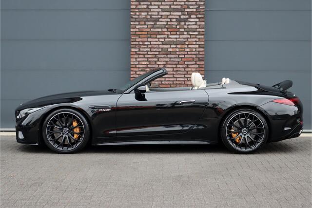 Mercedes-Benz SL-KLASSE Roadster AMG 63 4MATIC+ Aut9 | V8-pakket | Achterasbesturing | Keramisch | Carbon | Distronic+ | Massage | Stoelventilatie | Burmester | Nappa Leder | AMG Dynamic+ | Verwarmd Stuurwiel | HUD |