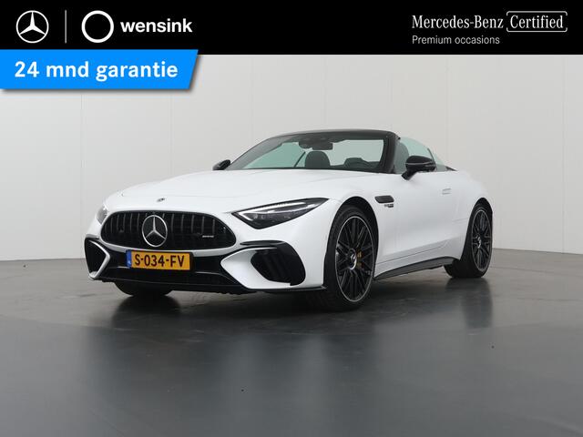 Mercedes-Benz SL-KLASSE Roadster AMG 63 4MATIC+ | Aeropdynamicapakket | 21" lichtmetalen velgen | Carbon interieur | Headup | Rijassistentiepakket |