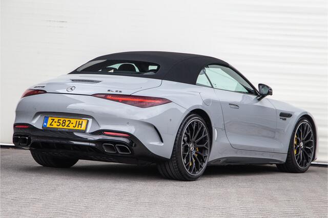 Mercedes-Benz SL-KLASSE Roadster AMG 63 4MATIC+ Premium, Achterasbesturing, Burmester, MANUFAKTUR Alpin Grey 585pk 2022