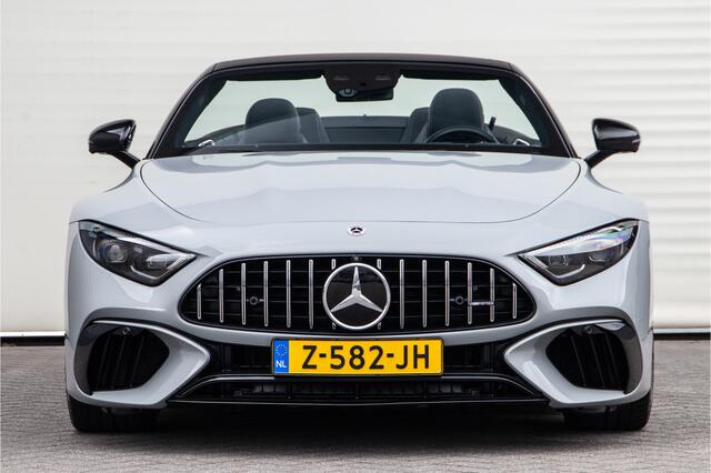 Mercedes-Benz SL-KLASSE Roadster AMG 63 4MATIC+ Premium, Achterasbesturing, Burmester, MANUFAKTUR Alpin Grey 585pk 2022