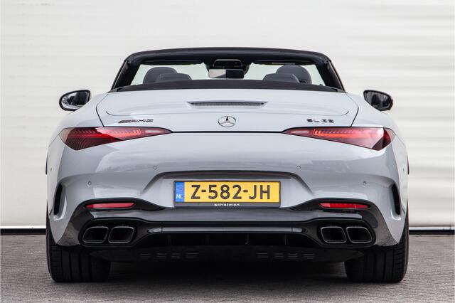 Mercedes-Benz SL-KLASSE Roadster AMG 63 4MATIC+ Premium, Achterasbesturing, Burmester, MANUFAKTUR Alpin Grey 585pk 2022