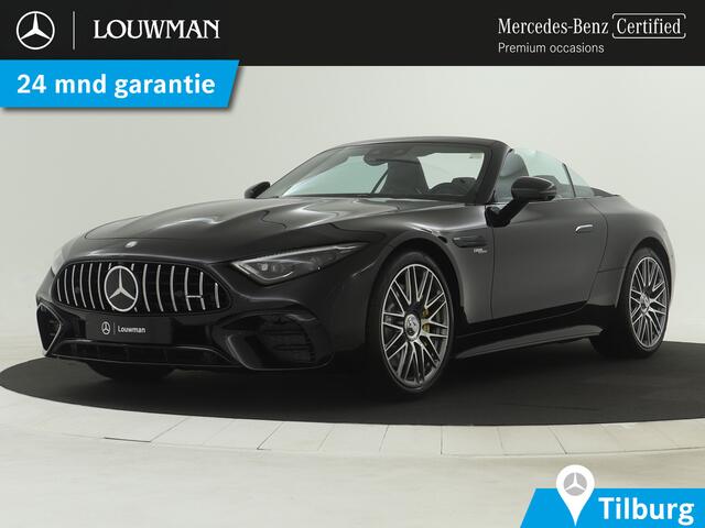 Mercedes-Benz SL-KLASSE Roadster AMG 43 381 pk | AMG DYNAMIC PLUS pakket | AMG Nightpakket | 21" AMG-velgen, zilver | Performance sportstoelen | Rijassistentiepakket Plus | Burmester Sound systeem | 360° camera |