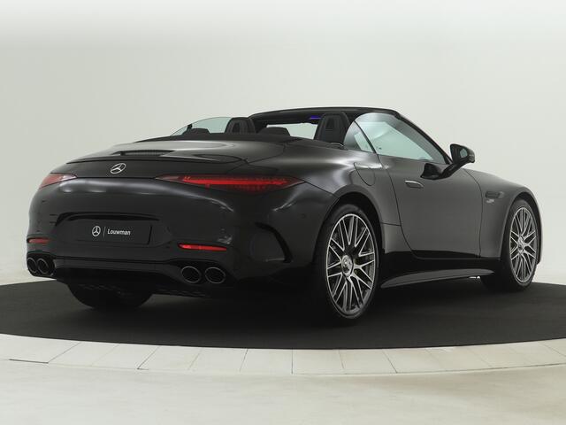 Mercedes-Benz SL-KLASSE Roadster AMG 43 381 pk | AMG DYNAMIC PLUS pakket | AMG Nightpakket | 21" AMG-velgen, zilver | Performance sportstoelen | Rijassistentiepakket Plus | Burmester Sound systeem | 360° camera |