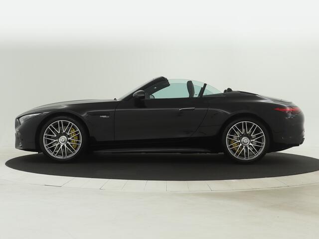Mercedes-Benz SL-KLASSE Roadster AMG 43 381 pk | AMG DYNAMIC PLUS pakket | AMG Nightpakket | 21" AMG-velgen, zilver | Performance sportstoelen | Rijassistentiepakket Plus | Burmester Sound systeem | 360° camera |