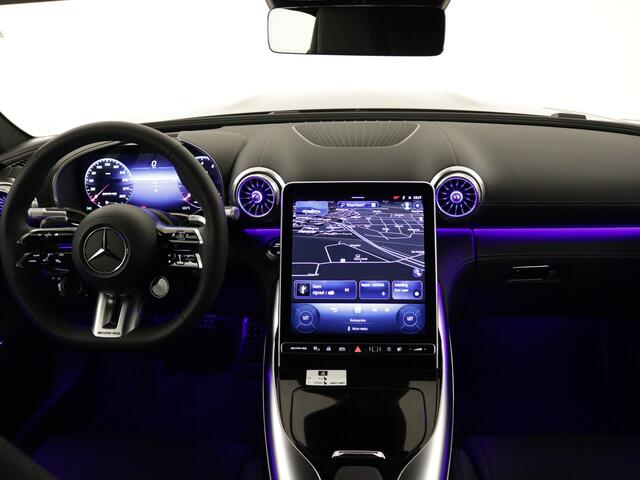 Mercedes-Benz SL-KLASSE Roadster AMG 43 381 pk | AMG DYNAMIC PLUS pakket | AMG Nightpakket | 21" AMG-velgen, zilver | Performance sportstoelen | Rijassistentiepakket Plus | Burmester Sound systeem | 360° camera |