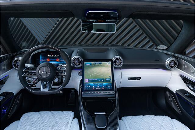 Mercedes-Benz SL-KLASSE AMG 63 4MATIC+ Aero Nightpak Distronic+ LIFT IHC+ Achteras Memory Burmester Massage HUD 360 Softclose