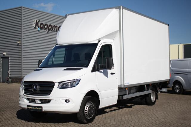 Mercedes-Benz SPRINTER 519 1.9CDI 190pk Automaat | Navi Mbux10 | Geveerde stoel | DHollandia Laadklep 1000kg | Bakhoogte 2.3m | Zijdeur | Lease 1.183,- p/m