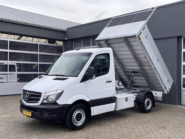 Mercedes-Benz SPRINTER 211 2.2 CDI Kipper Airco Trekhaak 3 persoons Open laadbak Navigatie Pick-up p-up 1e Eigenaar Euro 6 Bakwagen Kieper