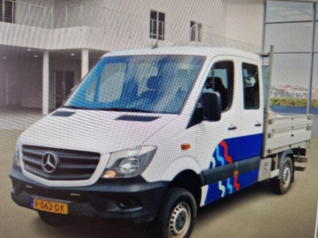 Mercedes-Benz SPRINTER 314 CDI 4X4 euro6 366 DC ex overheid zeer mooi 2800kg trekhaak 6-pers kipper
