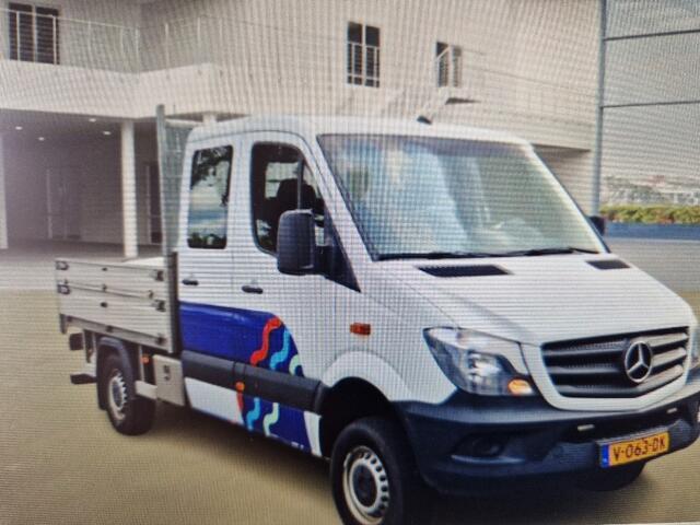 Mercedes-Benz SPRINTER 314 CDI 4X4 euro6 366 DC ex overheid zeer mooi 2800kg trekhaak 6-pers kipper