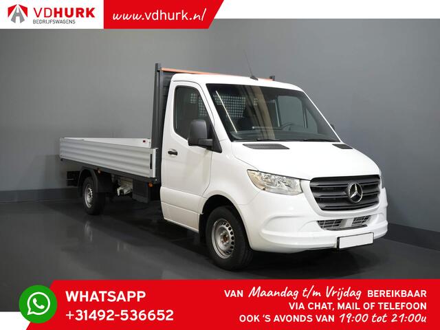 Mercedes-Benz SPRINTER 317 CDI Aut. RWD L3 Open laadbak/ 3.5T Treverm/ MBUX/ 4.3m bak/ Stoelverw./ Cruise/ Trekhaak Jordi afmaken