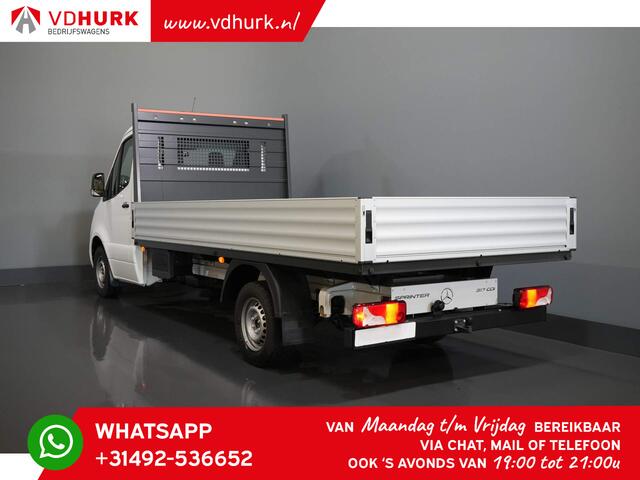 Mercedes-Benz SPRINTER 317 CDI Aut. RWD L3 Open laadbak/ 3.5T Treverm/ MBUX/ 4.3m bak/ Stoelverw./ Cruise/ Trekhaak Jordi afmaken