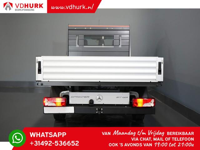 Mercedes-Benz SPRINTER 317 CDI Aut. RWD L3 Open laadbak/ 3.5T Treverm/ MBUX/ 4.3m bak/ Stoelverw./ Cruise/ Trekhaak Jordi afmaken