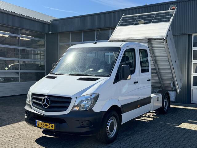 Mercedes-Benz SPRINTER 314 2.2 CDI 366 DC Airco Cruise controle Trekhaak 2000kg trekgewicht Navigatie Kipper Kieper Gereedschapskist 1e eigenaar ex Overheid Open laadbak Pick-up Euro 6