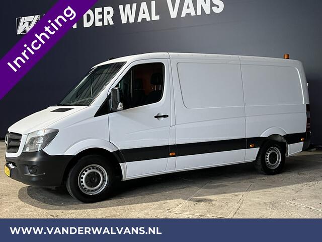 Mercedes-Benz SPRINTER 316 CDI 164pk L2H1 inrichting Euro6 Airco | 2800kg trekhaak | Omvormer Cruisecontrol, Parkeersensoren