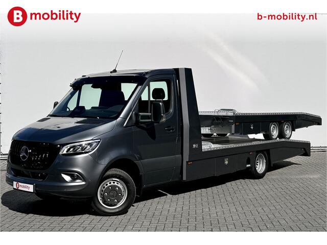 Mercedes-Benz SPRINTER 519 CDI Tijhof AluLiner + Aanhanger Luchtvering NEU! MJ.2025 | Lier | 3-Zitplaatsen | AppleCarPlay | DAB | Adaptive Cruise Control | Navigatie | Trekhaak