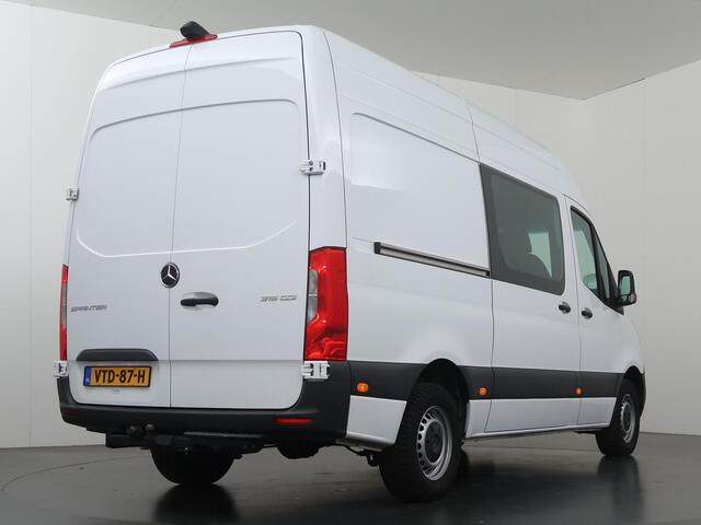 Mercedes-Benz SPRINTER 315 CDI | Aut. | L2 H2 | Dubbele Cabine | Airco | Cruise Control | 6-zits | Parkeercamera | Navigatie | Carplay | Certified |