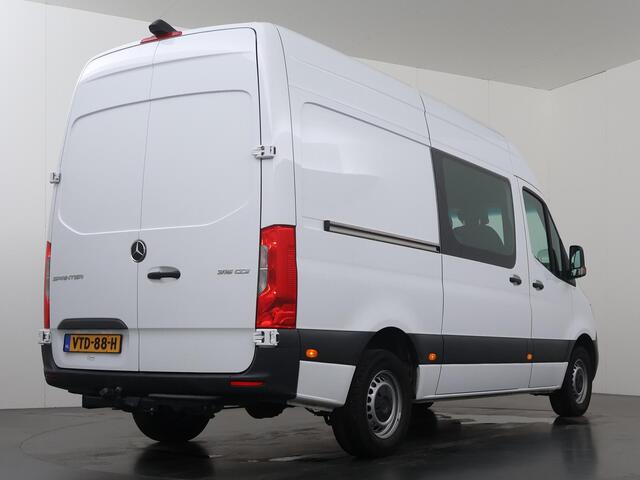 Mercedes-Benz SPRINTER 315 CDI | Aut. | L2 H2 | Dubbele Cabine | Airco | Cruise Control | 6-zits | Parkeercamera | Navigatie | Carplay | Certified