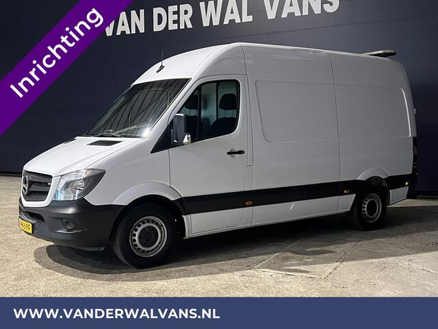 Mercedes-Benz SPRINTER 316 CDI 164pk L2H2 inrichting Euro6 Airco | 2800kg trekhaak | Omvormer Cruisecontrol, Parkeersensoren