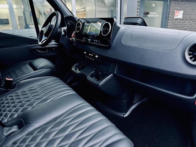 Mercedes-Benz SPRINTER 319 CDI | Automaat | Black Editon | Leer | Adapt Cruise | Trekhaak 3500kg. | LED Koplampen | Camera | BPM vrij!