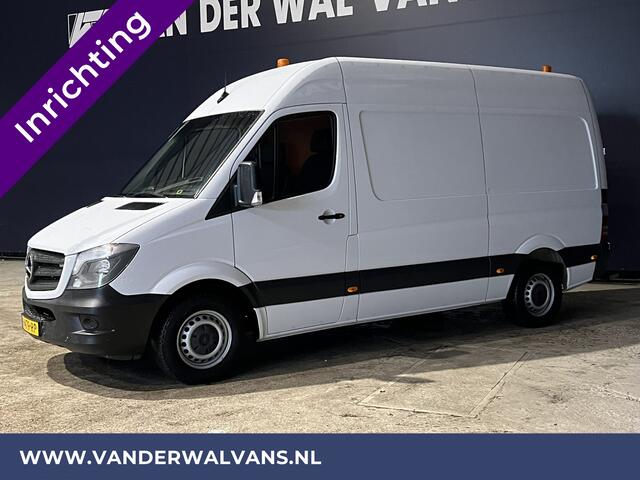 Mercedes-Benz SPRINTER 316 CDI 164pk L2H2 inrichting Euro6 Airco | 2800kg Trekhaak | Cruisecontrol parkeersensoren, chauffeursstoel