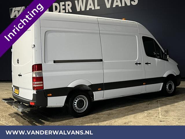 Mercedes-Benz SPRINTER 316 CDI 164pk L2H2 inrichting Euro6 Airco | 2800kg Trekhaak | Cruisecontrol parkeersensoren, chauffeursstoel