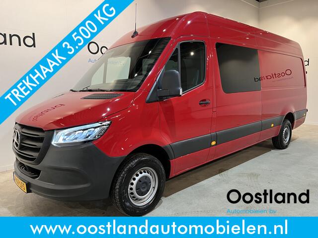 Mercedes-Benz SPRINTER 317 CDI L3H2 DC Dubbel Cabine RWD Automaat / Euro 6 / Airco / Trekhaak 3500 KG / Cruise Control / Camera / CarPlay / Leder / 8.200 KM !!