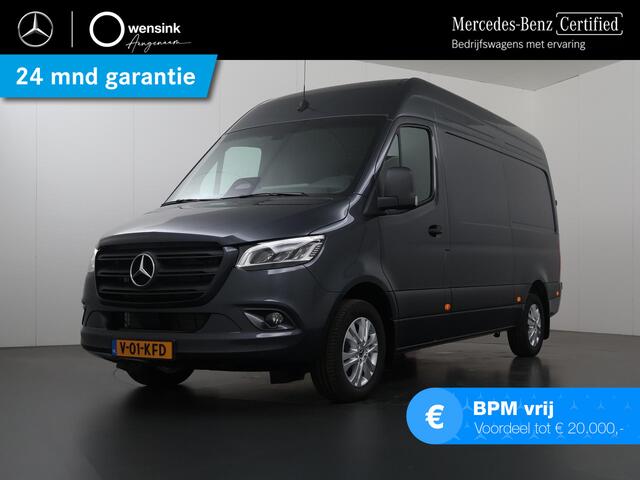 Mercedes-Benz SPRINTER 319 CDI Aut. | L2 H2 | Select | Keyless Go | Parkeercamera | Bluetooth | Airco | 3-zits | Led Koplampen | 3500 KG. AHW | NIEUW |