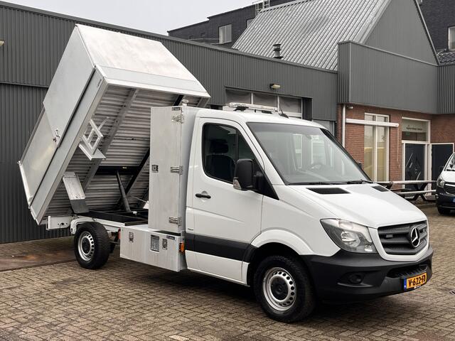 Mercedes-Benz SPRINTER 316 2.2 CDI 366 Veegvuilkipper Airco Trekhaak 2000kg Telefoonverbinding 2-Persoons 1e eigenaar ex overheid open laadbak Kipper Pick-up Kieper Euro 6 Vuilniswagen Snipperwagen