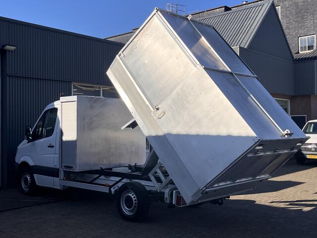Mercedes-Benz SPRINTER 316 2.2 CDI Veegvuilkipper Kipper Airco Airco Trekhaak 2000kg Telefoonverbinding 2-Persoons 1e eigenaar ex overheid open laadbak Pick-up Kieper Euro 6 Vuilniswagen Snipperwagen Veegvuil Bakwagen