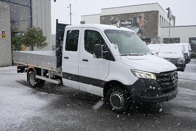 Mercedes-Benz SPRINTER 519 CDI DC L3 Open laadbak Lier/kraan, Tachograaf, Geveerde stoel, MBUX navigatie