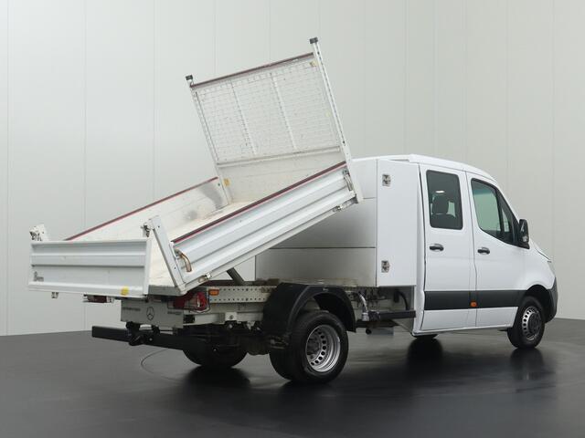Mercedes-Benz SPRINTER 514CDI 7G-Tronic Automaat Kipper Dubbele Cabine | 3500Kg Trekhaak | 7-persoons | Toolbox