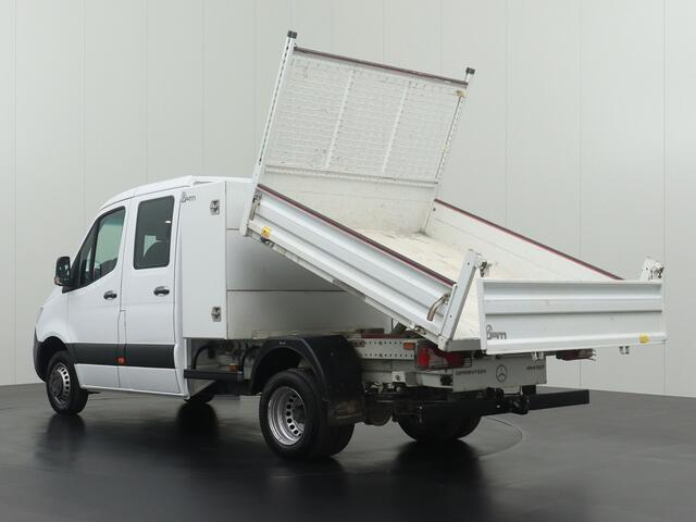 Mercedes-Benz SPRINTER 514CDI 7G-Tronic Automaat Kipper Dubbele Cabine | 3500Kg Trekhaak | 7-persoons | Toolbox