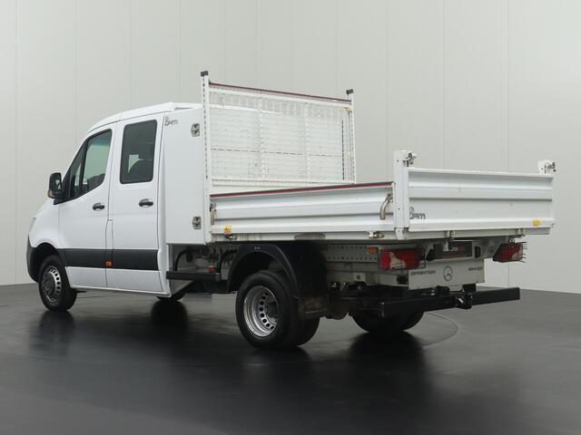 Mercedes-Benz SPRINTER 514CDI 7G-Tronic Automaat Kipper Dubbele Cabine | 3500Kg Trekhaak | 7-persoons | Toolbox