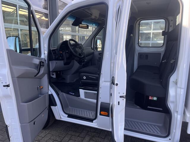 Mercedes-Benz SPRINTER 514 CDI 140pk DC Laadkraan Hiab 017T Airco Trekhaak 3500kg Open laadbak Euro 6 Pick-up 1e eigenaar Dubbele cabine Bakwagen Autolaadkraan Kraan