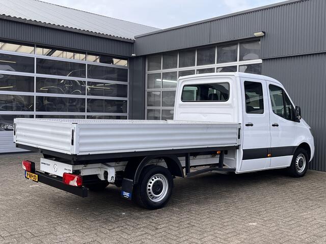 Mercedes-Benz SPRINTER 314 2.2 CDI L3 DC Maxi Openlaadbak Airco Cruise controle Apple carplay Navigatiesysteem 2-Persoons open laadbak Pick-up Euro 6 P-up bakwagen