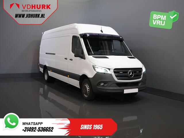 Mercedes-Benz SPRINTER 519 3.0 CDI V6 Aut. L3H2 BPM VRIJ! LED/ Dubbel lucht/ 270Gr. Deuren/ Alarm III/ Navi/ Carplay/ Camera/ PDC/ Cruise/ Trekhaak/ Airco