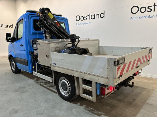 Mercedes-Benz SPRINTER 316 CDI RWD Open Laadbak / Hiab XS 033 D-2 Kraan PTO / Euro 6 / Knijpbak / Airco / Trekhaak / Cruise Control / 3-Zits