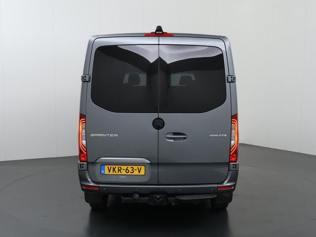 Mercedes-Benz SPRINTER 319 3.0 CDI | L2 H1 | V6 | Dubbele Cabine | Climate Control | Schuifdeur L+R | Lederen bekleding | LED | Sidebars | LM Velgen | Trekhaak | Parkeercamera | Stoelverwarming | Certified