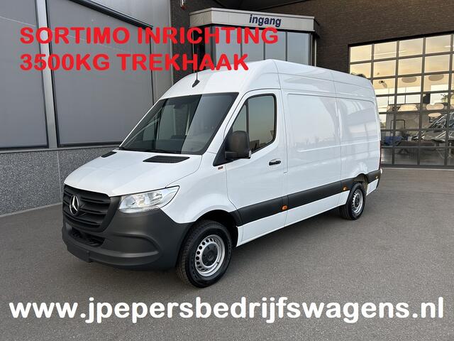 Mercedes-Benz SPRINTER 316 CDI L2 H2 3500KG Trekhaak / Sortimo / MBUX / Navigatie / Camera / Cruise control / Airco / 270 Graden achterdeuren