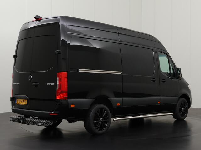Mercedes-Benz SPRINTER 9G-Tronic Automaat Black Edition L2H2 | Vanstep 3500Kg Trekhaak | Mbux Touchscreen | 3-Persoons