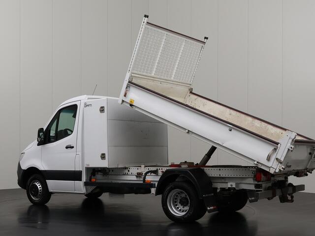 Mercedes-Benz SPRINTER 514CDI Kipper | Materiaalkast | 3500Kg Trekhaak | Multimedia | Airco | Cruise | 3-Persoons