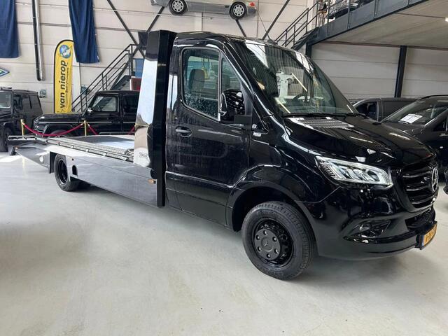 Mercedes-Benz SPRINTER 519CDI Tijhof Oprijwagen Automaat Airco Navi Cruisecontrol Trekhaak 3500kg NIEUW