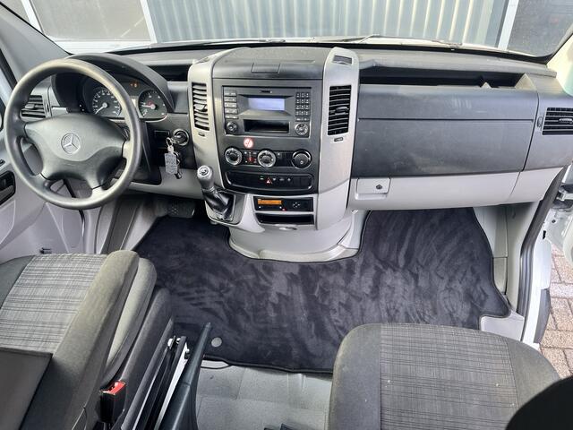 Mercedes-Benz SPRINTER 514 CDI 366 Hiab Laadkraan 018T Trekhaak 3500kg Airco 6 persoons uitvoering Open laadbak Pick-up Euro 6 Verkeersbord Actiebord Pijlenbord Bakwagen P-up Tachograaf 1e eigenaar ex gemeente