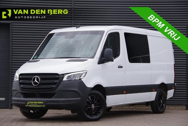 Mercedes-Benz SPRINTER 319 3.0 CDI V6 L2H1 DC-6P, 3.5T TREKHAAK, LED, ADAPT. CRUISE, MBUX 10'', CAMERA, NAVI, GEVEERDE STOEL, DUBBELE CABINE, DUBBEL CABINE