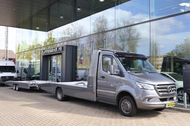 Mercedes-Benz SPRINTER 3.0 V6 TIJHOF + TIJHOF AANHANGER *2022*LED*CLIMA*NAVI*CARPLAY*LIER*NIEUW!